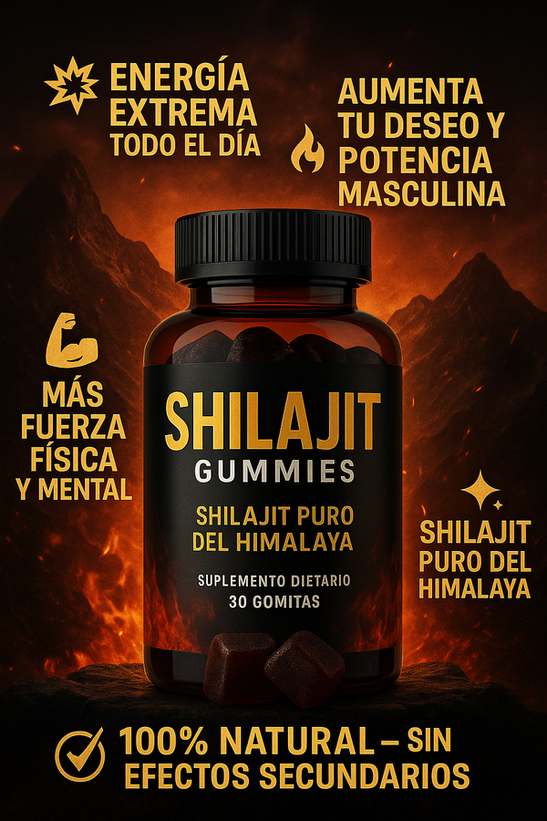 Más deseo. Más fuerza. Más testosterona — El suplemento natural que está cambiando la vida de miles de hombres.GOMAS SHILAJIT - Compra 1 y llévate 2.
